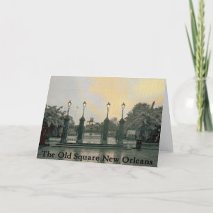Old Jackson Square New Orleans Karte