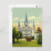 Old Jackson Square Postkarte (Vorne/Hinten)