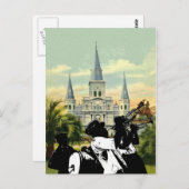 Old Jackson Square Postkarte (Vorne/Hinten)