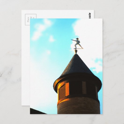 Old Jake Weather Vane Postkarte (Vorne/Hinten)