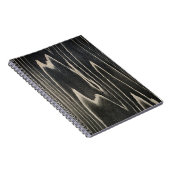 Old Japanese Wood Grain Pattern Notizblock (Rechte Seite)