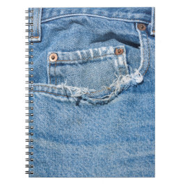 Old Jeans Notebook (80 B&W-Seiten) Notizblock