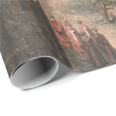 Old Jerusalem Israel Map (1853) Geschenkpapier (Rolleneckpunkt)