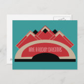 Old Jukebox Feiertagspostkarte (Vorne/Hinten)