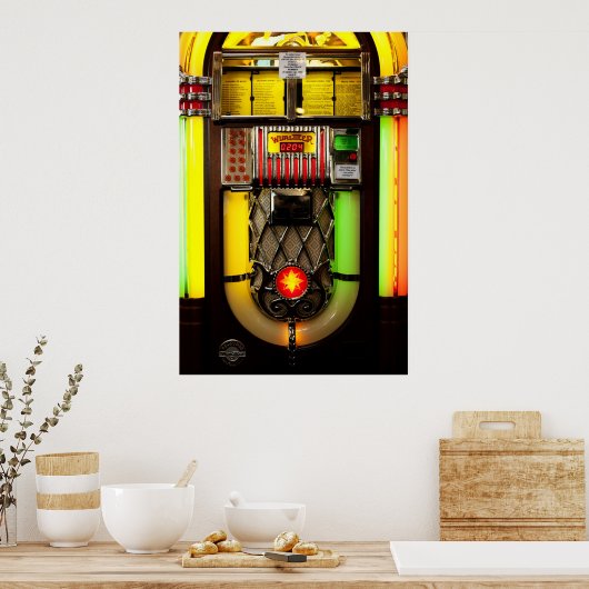 Old Jukebox Poster (Küche)