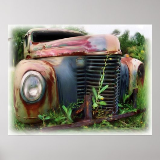 Old Junk International LKW Poster (Vorne)