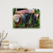 Old Junk International LKW Poster (Küche)