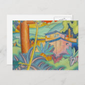 'Old Kahala Zuhause' - Arman Manookian Postcard Postkarte (Vorne/Hinten)