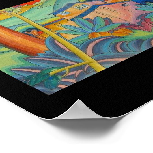 Old Kahala Zuhause, von Arman Manookian, 1928 Poster (Ecke)