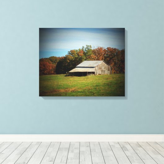 Old Kentucky Barn Leinwanddruck (Insitu (Holzboden))