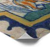 Old Keramik Tiles Animal Kingdom Poster (Ecke)