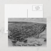 Old Key West Florida Post Card, 1887 Postkarte (Vorne/Hinten)