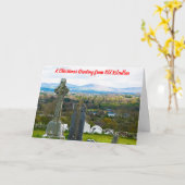 Old Kilcullen Weihnachtskarte Karte (Gelbe Blume)