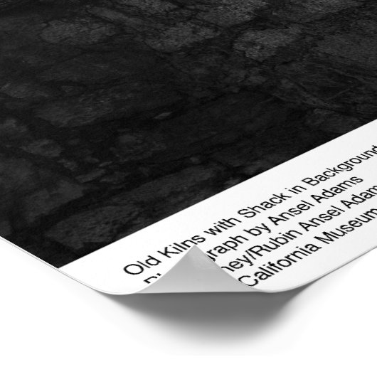 Old Kilns, mit Hack im Hintergrund, 1963 Poster (Ecke)