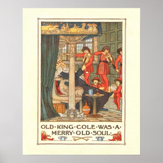 "Old King Cole" Poster (Vorne)