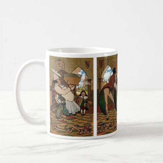 Old King Cole von Maxfield Parrish, 1894 Kaffeetasse (Links)