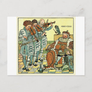 Old King Cole von Walter Crane 1845 ~ 1915 Postkarte