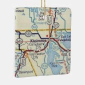 Old Kissimmee Map Keramikornament (Rechts)