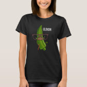 Old kra Funny Okra Pun Dark BG T-Shirt (Vorderseite)