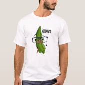 Old-kra Funny Okra Pun T-Shirt (Vorderseite)
