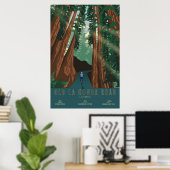 Old La Honda Road Radfahrposter Poster (Heimbüro)