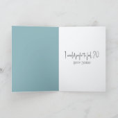 Old Lady Birthday Karte (Innenseite)