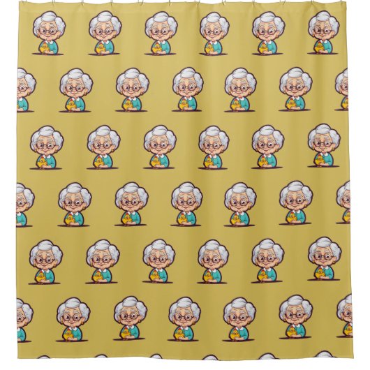 Old Lady Duwer Vorhang (Vorderseite)