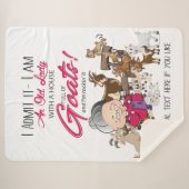 Old Lady House Full of Goats Sherpadecke (Vorderseite (Horizontal))