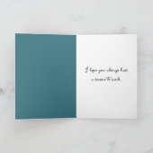 Old Lady Knitting für den Geburtstag Karte (Innenseite)