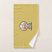 Old Lady mit Chicken Badehandtücher Badhandtuch Set (Handtuch)