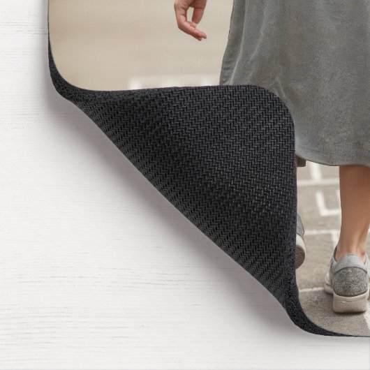 Old Lady Playing Hopscotch Mousepad (Ecke)