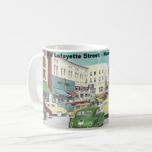 Old Lafayette Street Coffee Tasse (Vorderseite Links)