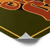 Old Lahaina, Hawaii Surf Reiseplakat Poster (Ecke)