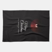 Old Lantern Light Frohe Weihnachtsskriptfamilie Geschirrtuch (Horizontal)