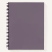 Old Lavender Solid Color Notizblock (Vorderseite)
