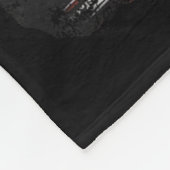 Old Lieferwagen LKW American Flag 4. Juli Patriot Fleecedecke (Ecke)