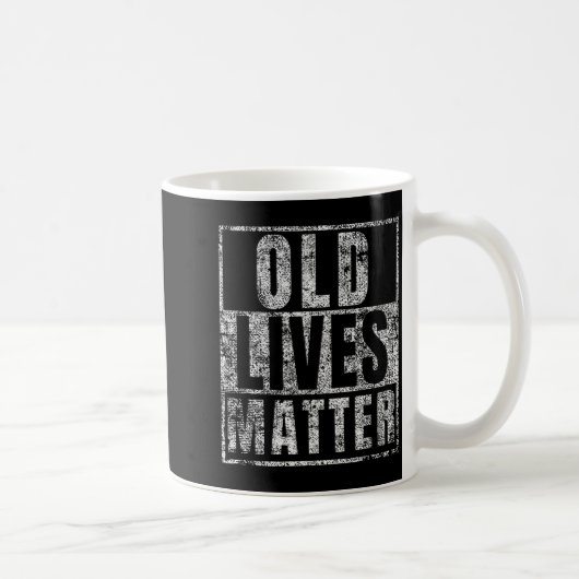 Old Lives Funny Birthday Party Gag Gift For Dad Kaffeetasse (Rechts)