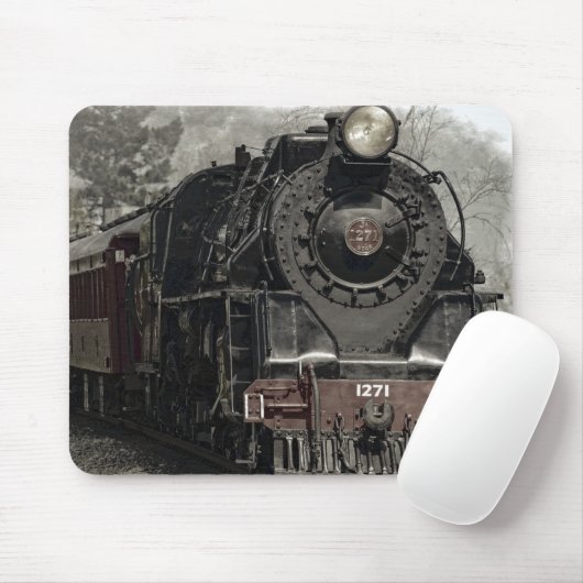 Old Locomotive Steam Motor Mousepad (Mit Mouse)