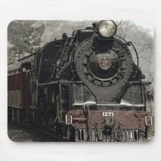 Old Locomotive Steam Motor Mousepad