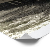 Old Locomotive Steam Motor Poster (Ecke)