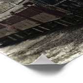 Old Locomotive Steam Motor Poster (Ecke)