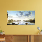Old London Bridge (oil), c.1630 Leinwanddruck (Insitu (Wohnzimmer))