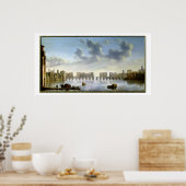 Old London Bridge (oil), c.1630 Poster (Küche)