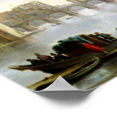 Old London Bridge (oil), c.1630 Poster (Ecke)