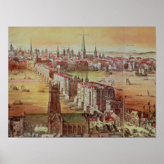 Old London Bridge Poster (Vorne)