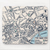 Old London Map of West End