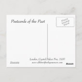 Old London Postcard - Crystal Palace Fire 1936 Postkarte (Rückseite)