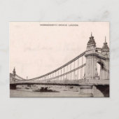 Old London Postcard - Hammersmith Bridge Postkarte (Vorderseite)