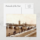 Old London Postcard - Lambeth Bridge Postkarte (Vorne/Hinten)