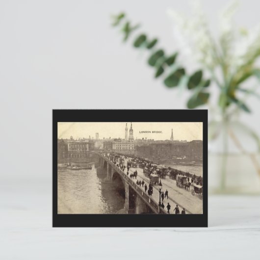 Old London Postcard - London Bridge Postkarte (Stehend Vorderseite)